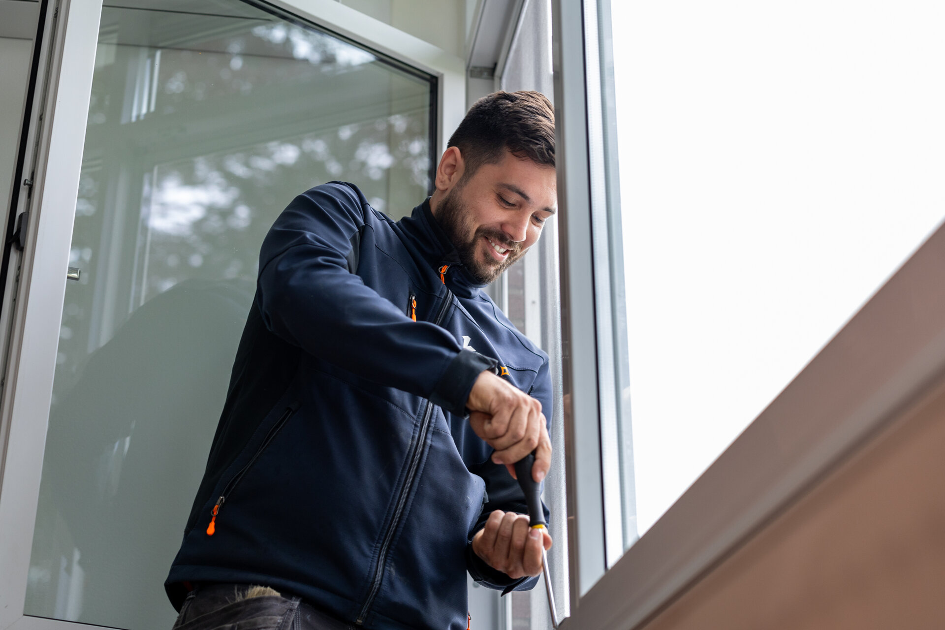 Kozijn installatie voorbeeld